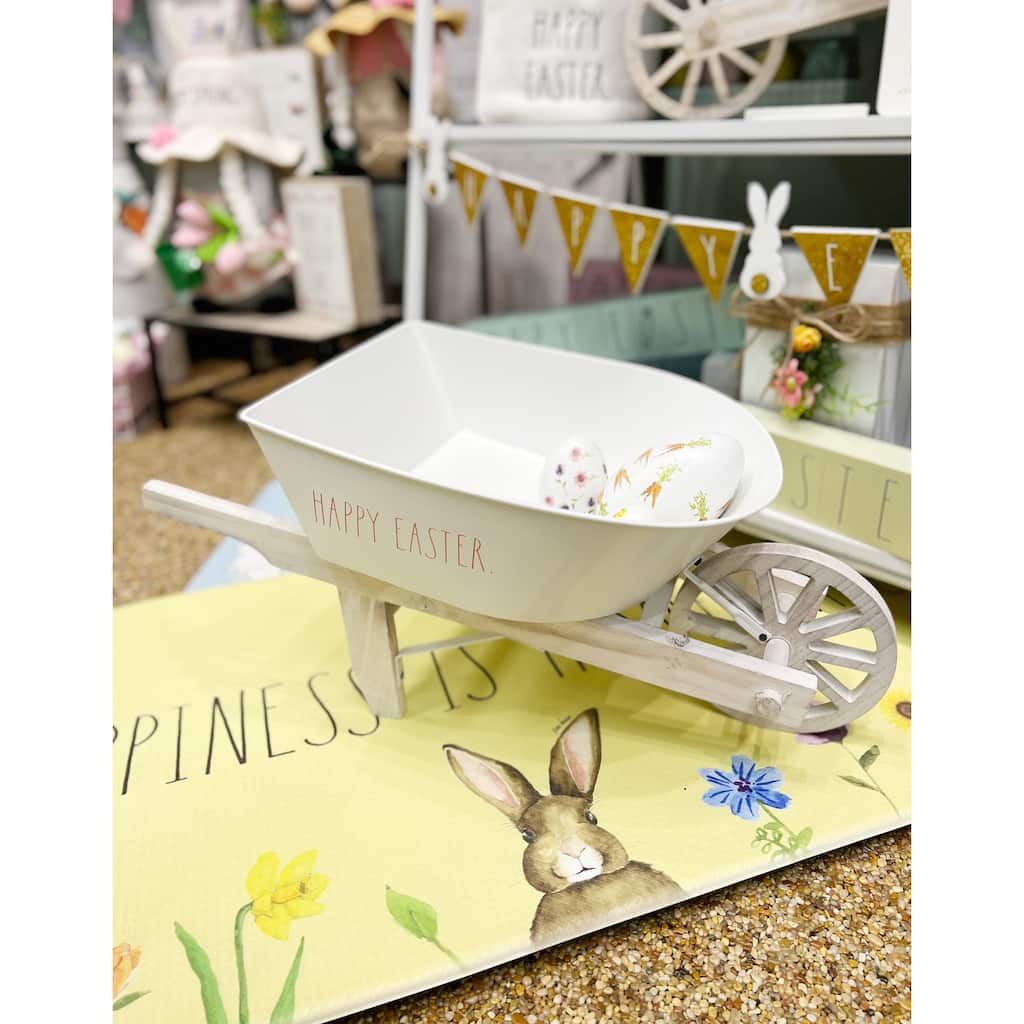 Rae Dunn Decorative Easter Wheelbarrow