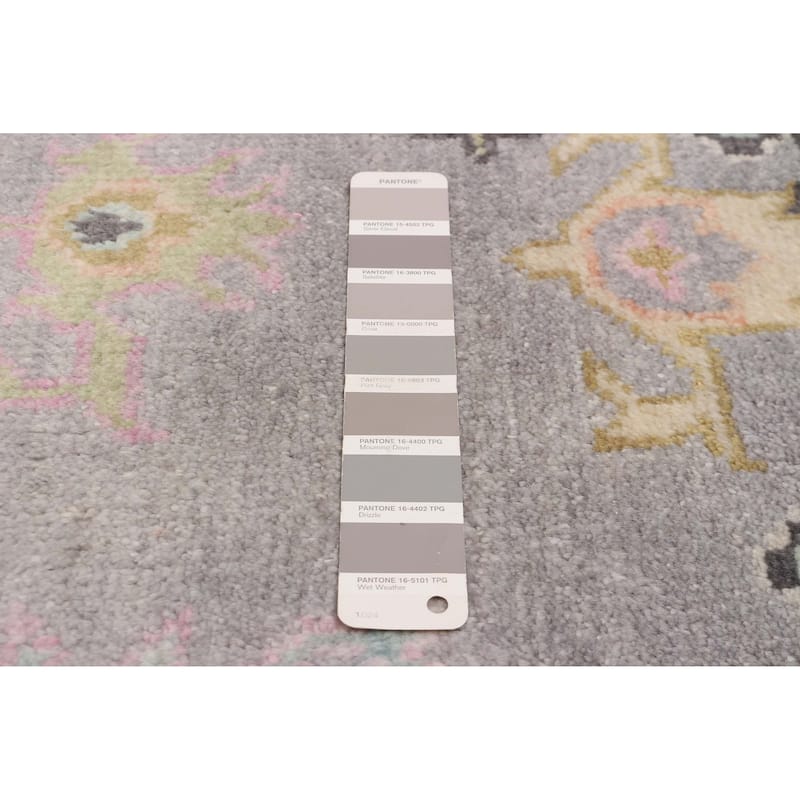 ECARPETGALLERY Hand-knotted Jules Serapi Grey Wool Rug - 7'10 x 9'11
