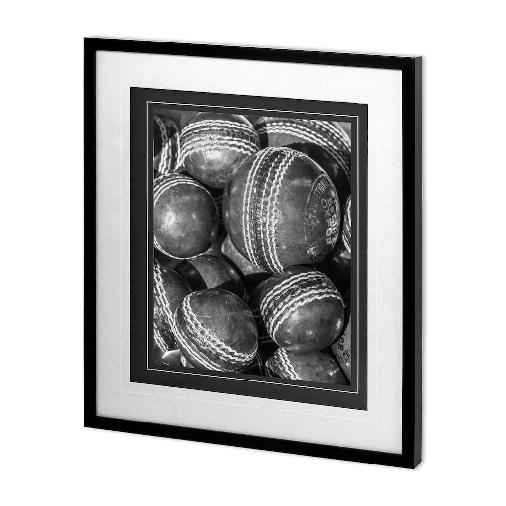 Vintage Sport - Cricket Framed Art Print