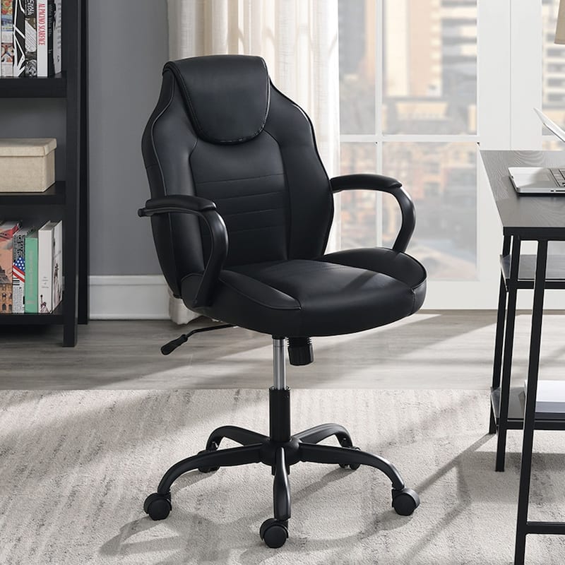 Poundex Office Chairs Multi Colors - Black