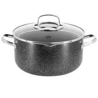 Casserole with Lid, Non-Stick, Foldable Knob, 5 Qt, Oven Safe