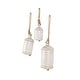 preview thumbnail 20 of 23, Multi-Color Metal Tibetan Inspired Indoor Outdoor Decorative Cow Bells with Jute Hanging Rope (Set of 3) - Set of 3 - 10",8",6"H