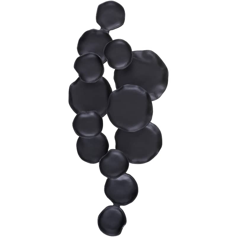 Livabliss Ersa Modern & Contemporary Wall Sculpture - Black