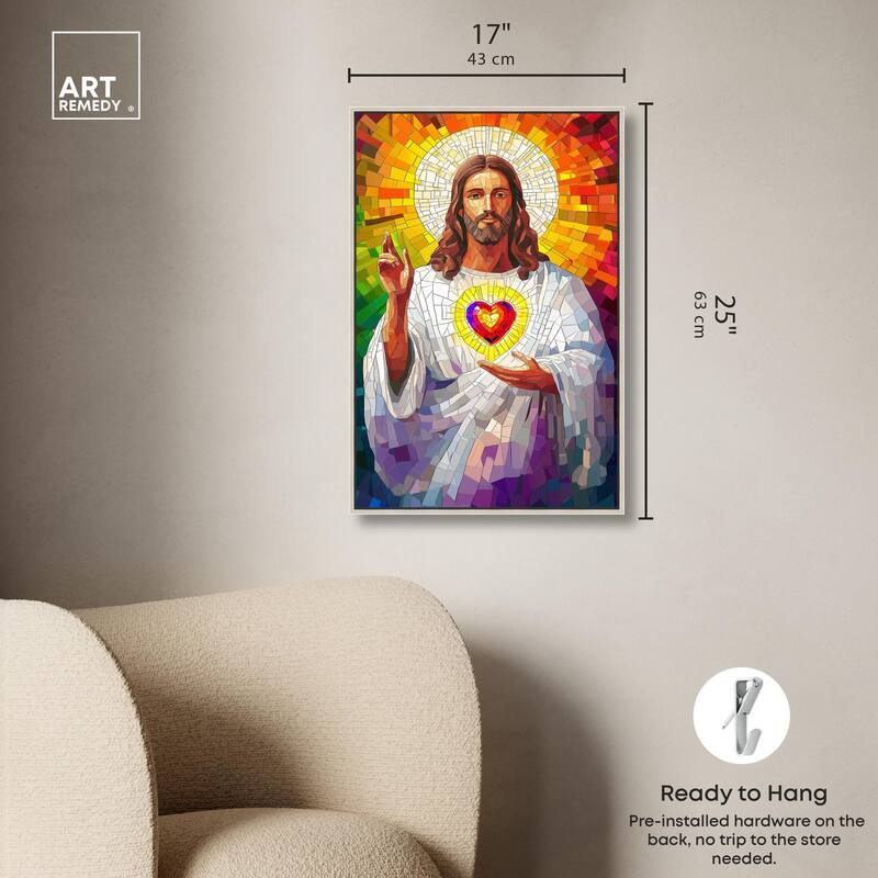 Blocks of Benediction I Canvas by Art Remedy