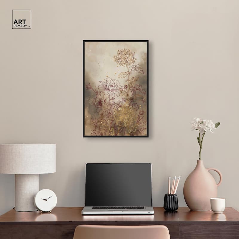Flourishing Canvas by Art Remedy