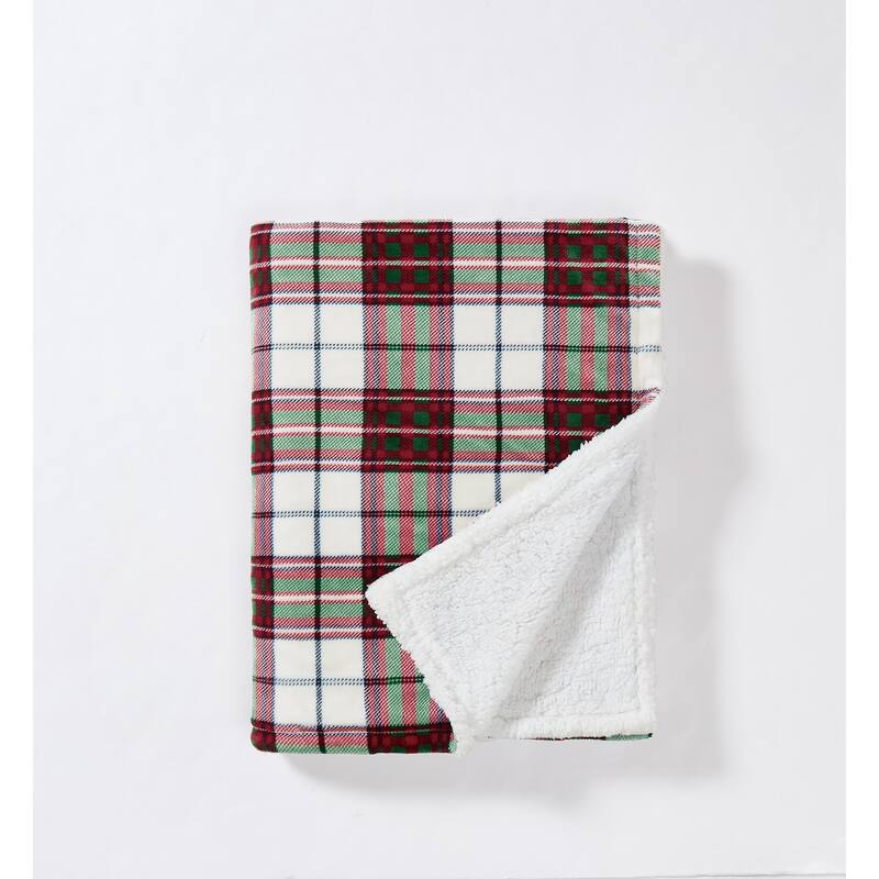 Truly Soft Cuddle Warmth Plaid Throw