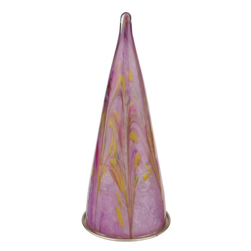 Murano Angel LED Decor 13" - Purple