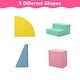 preview thumbnail 7 of 5, Colorful 4-Piece Soft Kids Indoor Climbing Set,Lightweight Playtime Corner Climber for Active Play - Multi-Color