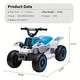 preview thumbnail 2 of 3, 6V Ride-On ATV with LED Headlight, Music, Treaded Tires, Rubber Grips, Push Button Accelerator, Forward and Reverse