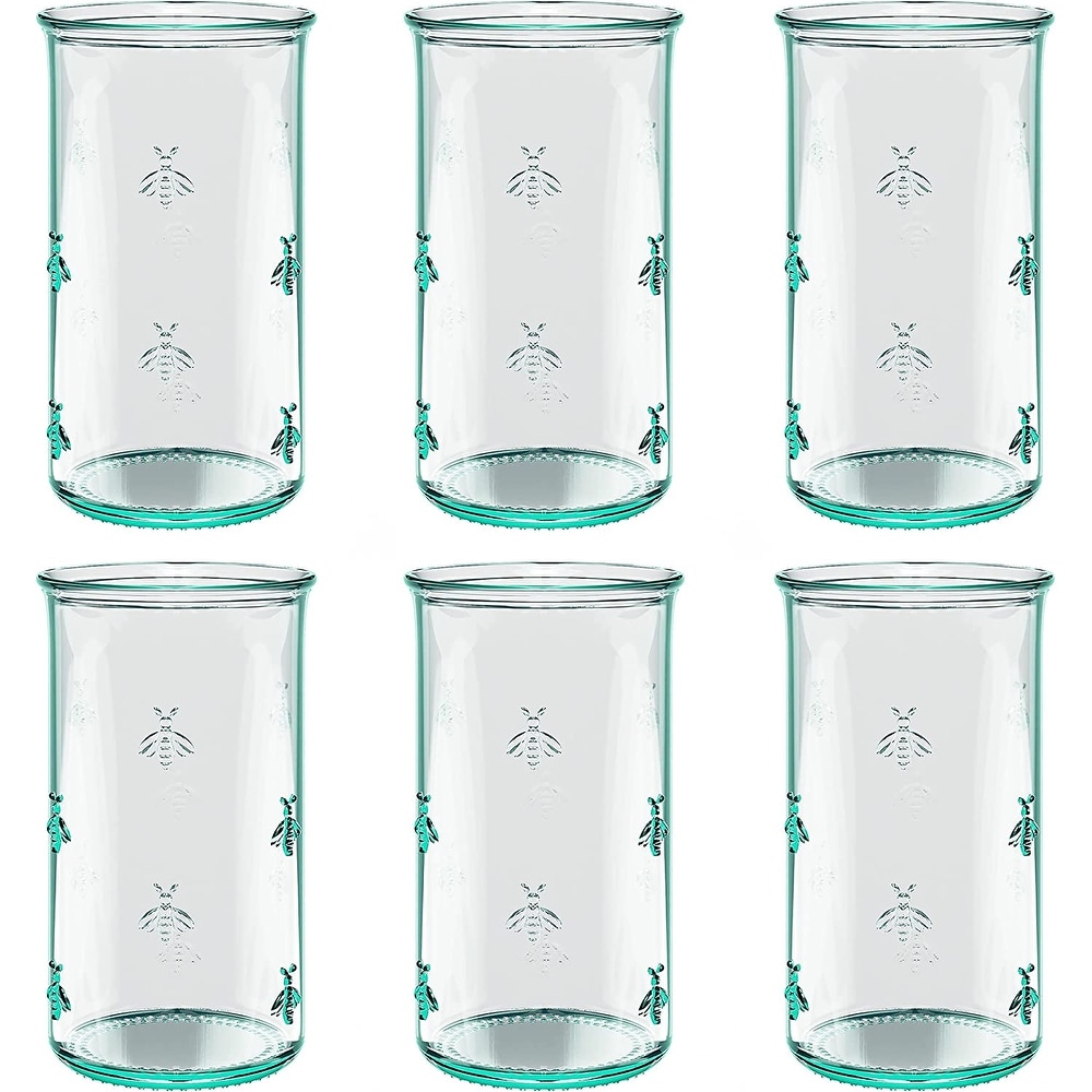 Borosil Vision Classic Glass Tumblers, Set of 6, 4 Sizes