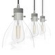 preview thumbnail 8 of 13, Hunter Van Nuys 3-Light Linear Cluster Pendant - Kitchen Island, Dining Room - Vintage, Industrial, Contemporary