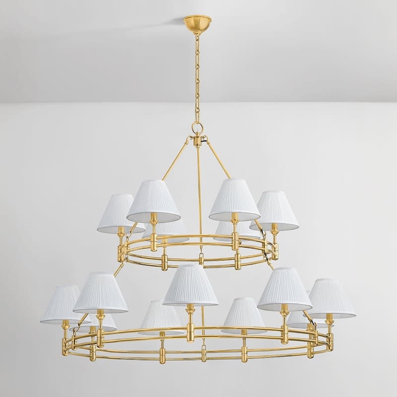 Hudson Valley Lighting MDS1802 Howard 15 Light 50" Wide Chandelier