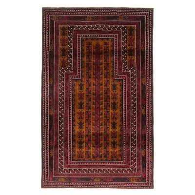 Teimani Brown Rug 2'9" x 4'7" - 2'9 x 4'7