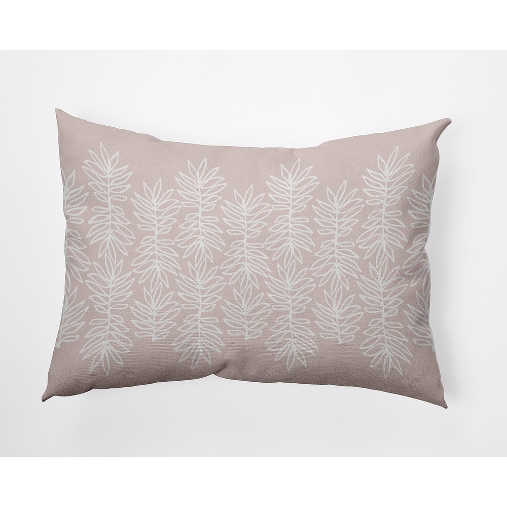 Leafy Branch Decorative Throw Pillow