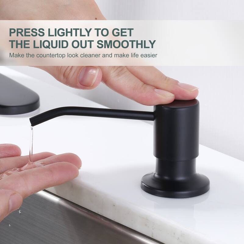 WOWOW Single Handle Waterfall Pull Down Sprayer Kitchen Faucet