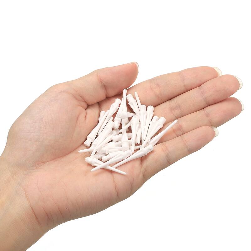 Plastic Dart Tips, 100 Pack 2BA Thread Soft Dart Tips Plastic Tip