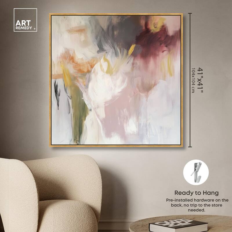 Painterly Energy Canvas by Art Remedy