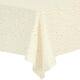 1 Pack Rectangle Tablecloth, Cotton Yellow Table Cover, for Restaurant