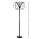 preview thumbnail 6 of 5, Tribeca 61" Metal LED Floor Lamp, Black by JONATHAN Y - 61" H x 16" W x 16" D