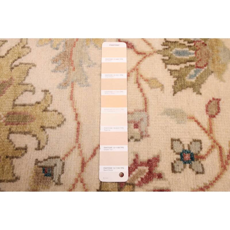 ECARPETGALLERY Hand-knotted Jules Serapi Ivory Wool Rug - 5'10 x 8'11