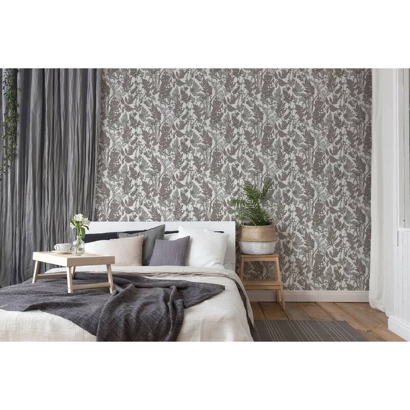 AS Creation Ayla Light Grey Wildflowers Wallpaper