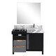 preview thumbnail 54 of 157, Lexora Zilara Bathroom Vanity Complete Set in Black and Grey with Faucet