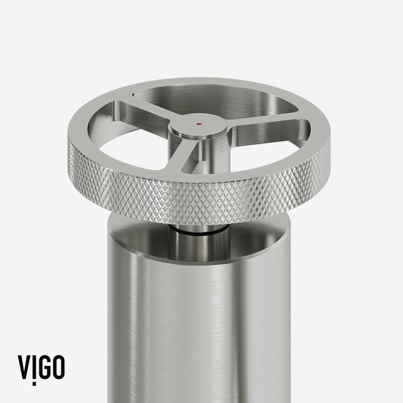VIGO Cass 12" H 2-Handle Widespread Bridge Pull-Out Sprayer Kitchen Faucet