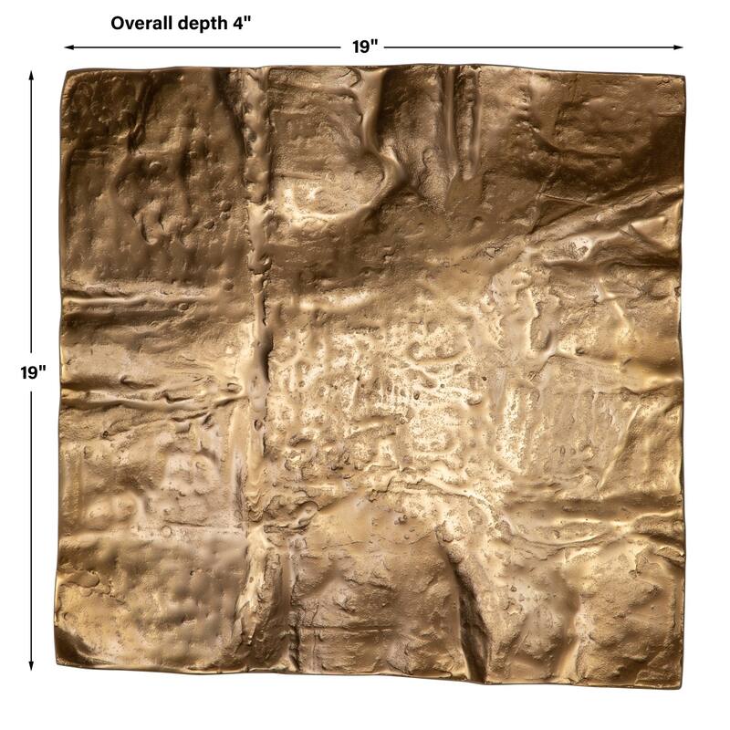 Shape Brass Wall Decoration - 19"
