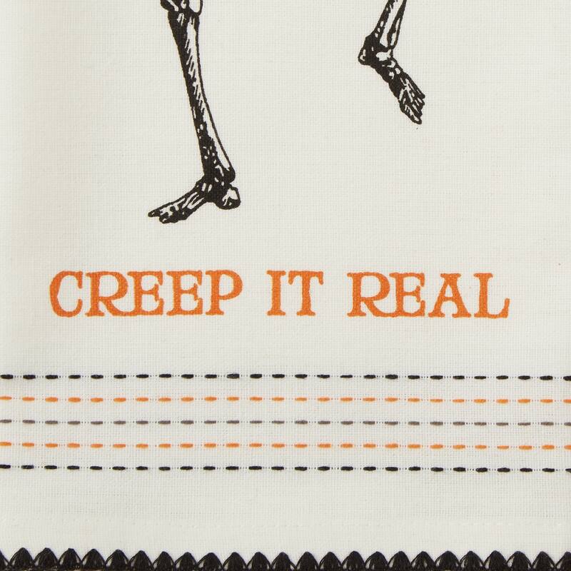 DII Halloween Embellished Dishtowels Set of 3