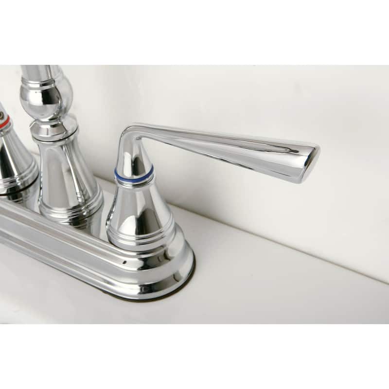 Kingston Brass Silver Sage Deck Mounted Bar Faucet with Metal Lever