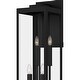 preview thumbnail 4 of 6, Westover 4-Light Earth Black Outdoor Wall Lantern