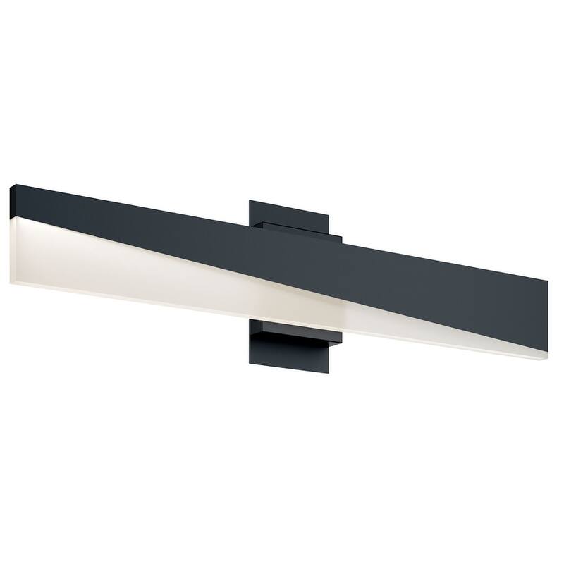 AFX SLNV3603LAJUD Slant 3" Wide Bath Bar - Black