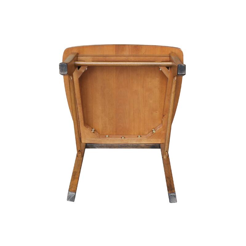Set of Two X-Back Dining Chairs