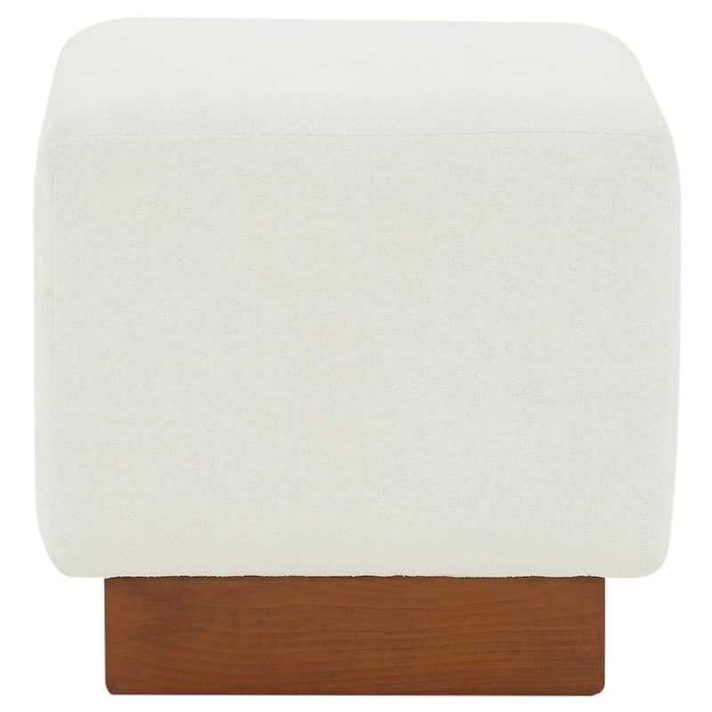 SAFAVIEH Couture Pelin Square Ottoman (Fully Assembled)