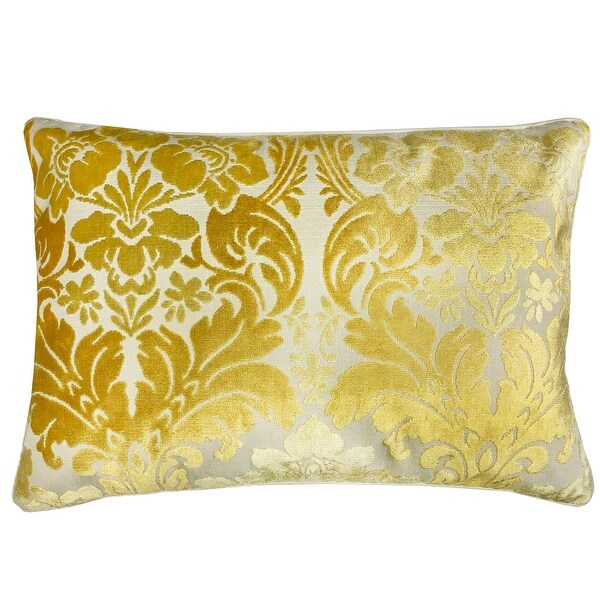 yellow rectangle cushion