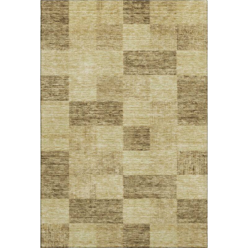 Premium Washable Super Soft Modern Checker Mayfield Rug