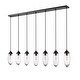 preview thumbnail 7 of 5, Arden by Z-Lite 7 Light Chandelier in Matte Black