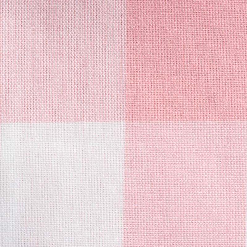 Set of 3 Pale Pink White Buffalo Checkered Rectangular Dishtowels 30"