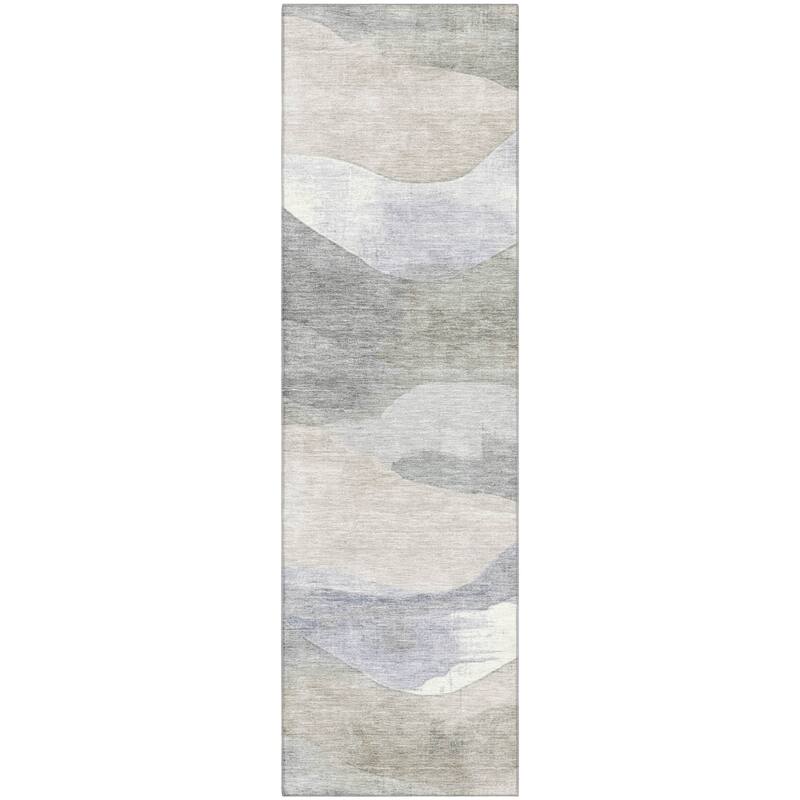 Premium Washable Super Soft Modern Waves Mayfield Rug