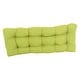 preview thumbnail 75 of 94, Solid Twill Tufted Indoor Bench Cushion (Multiple widths from 42 to 60 inch)
