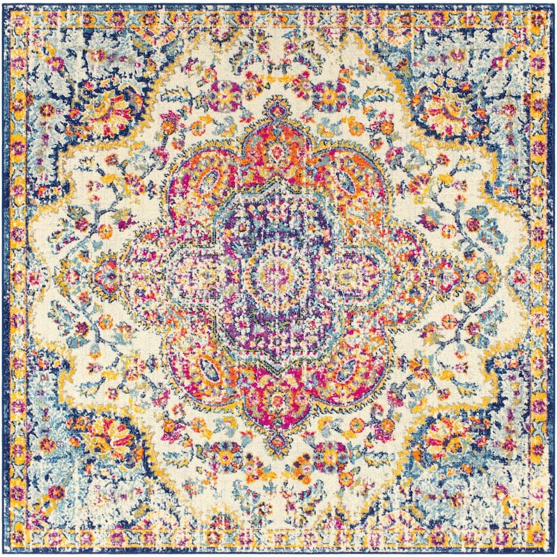 Livabliss Elaziz Updated Traditional Medallion Area Rug