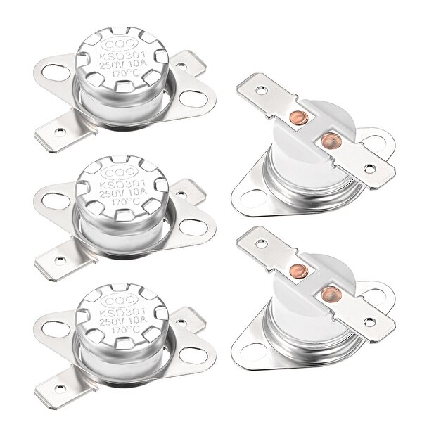 3 Pcs KSD301 NC Temperature Switch Thermostat 170 Celsius 250V 10A