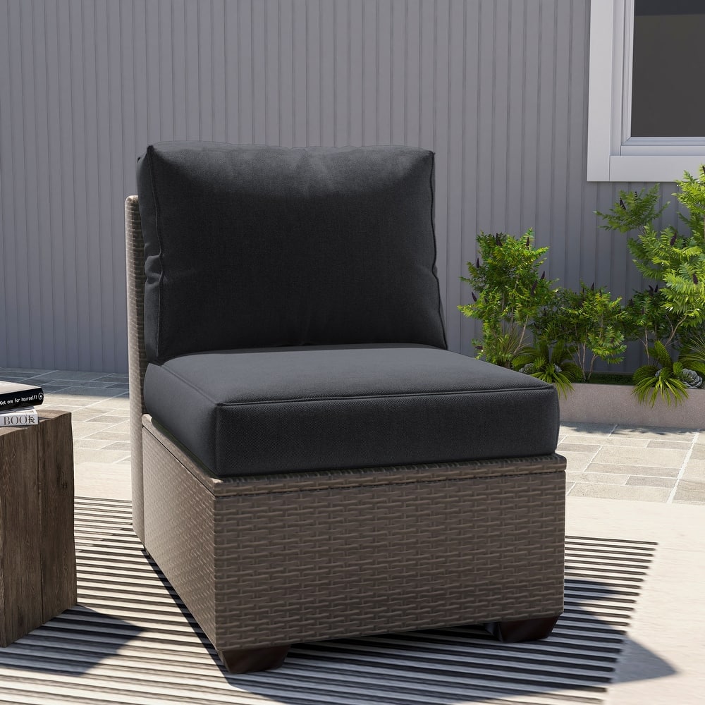 Outdoor Waterproof Rectangle Deep Seat Chair Cushion