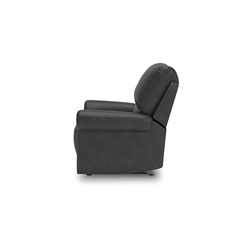 Signature Design by Ashley Shadsburne Black Swivel Glider Recliner