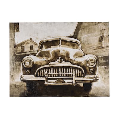 Vintage Car Picture III (48 x 36) Canvas Art Print