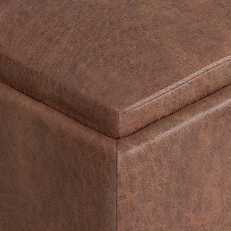 WYNDENHALL Franklin Wide Contemporary Table Ottoman