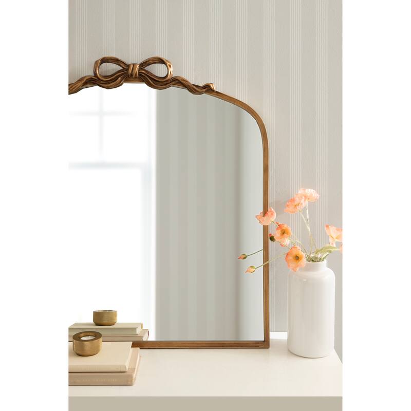 Kate and Laurel Arendahl Ribbon Arched Mirror