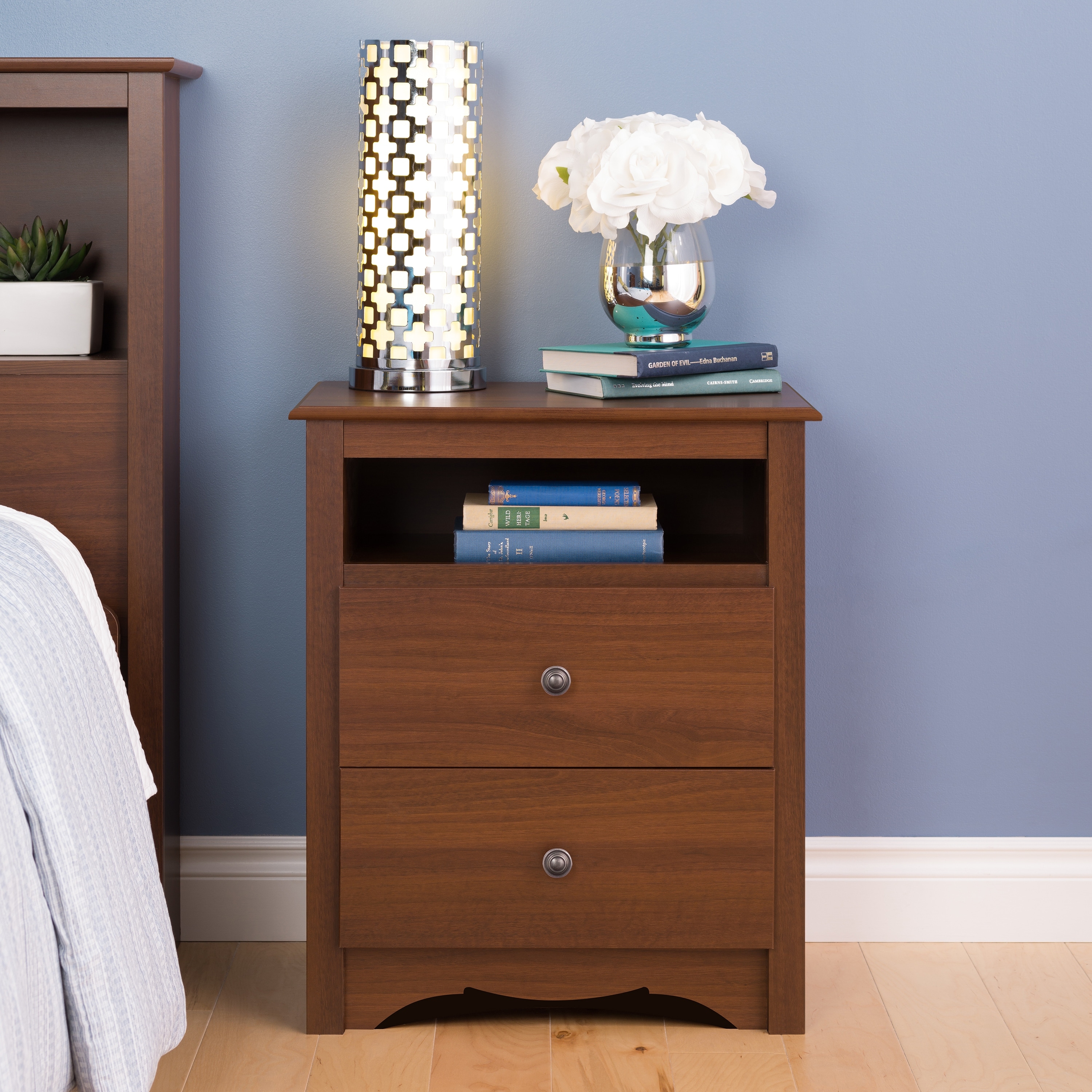 Cherry Finish Nightstands Bed Bath Beyond
