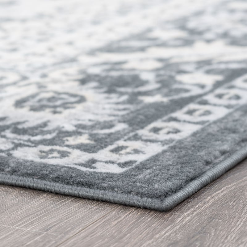 Carrington Shabby Chic Medallion Indoor Area Rug