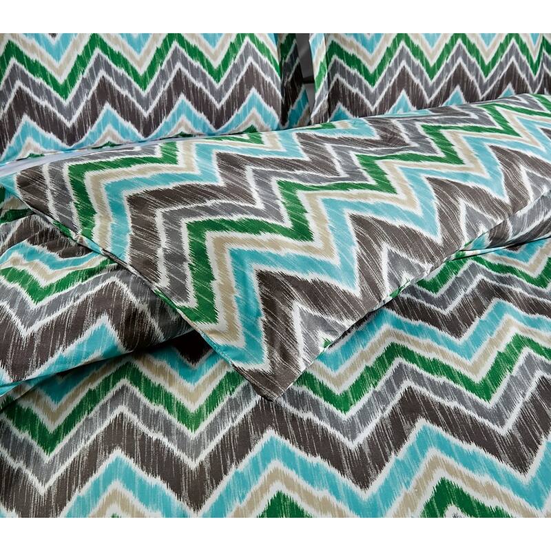 Bibb Home 4 pc Duvet & Down Alternative Comforter Set